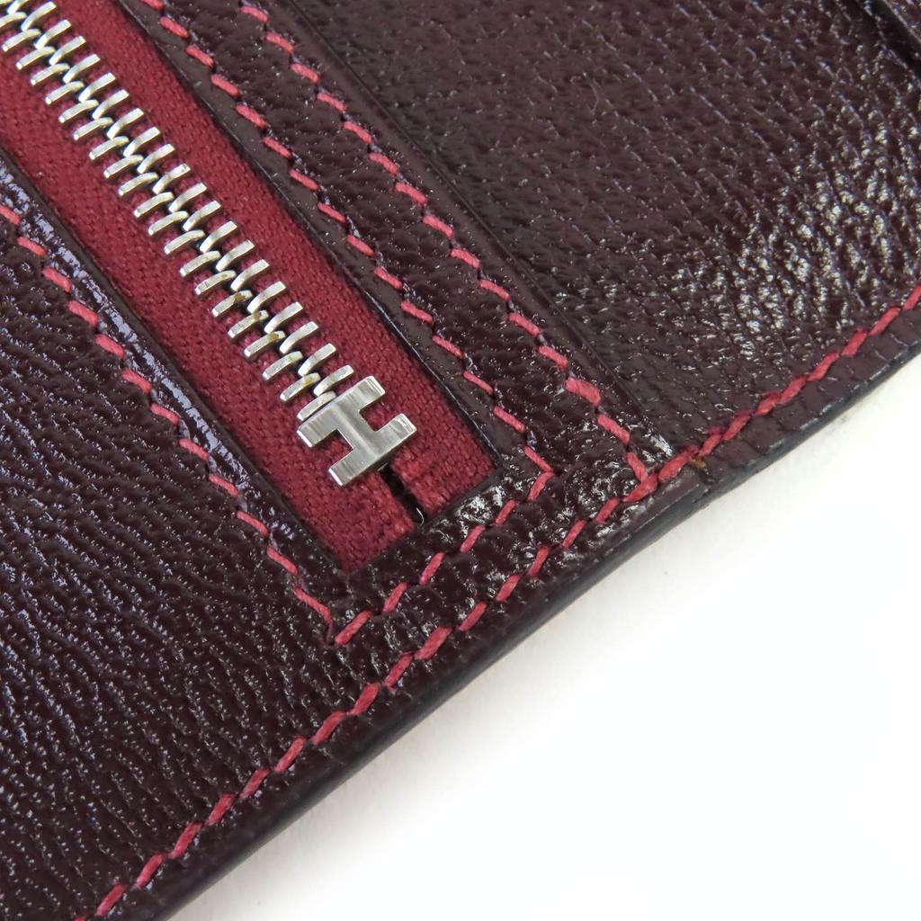 HERMES Purse Baan classic H logo wallet Lizard Women Used