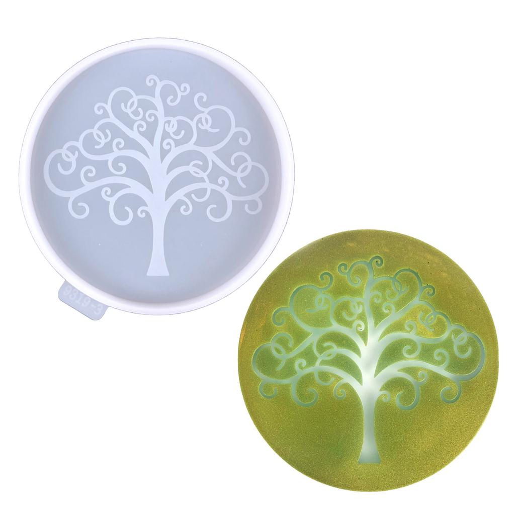 Tablett Untersetzer Form Silikon Epoxidharz Platzset Untersetzerform Wird verwendet, um künstliche Achatstücke Untersetzer herzustellen