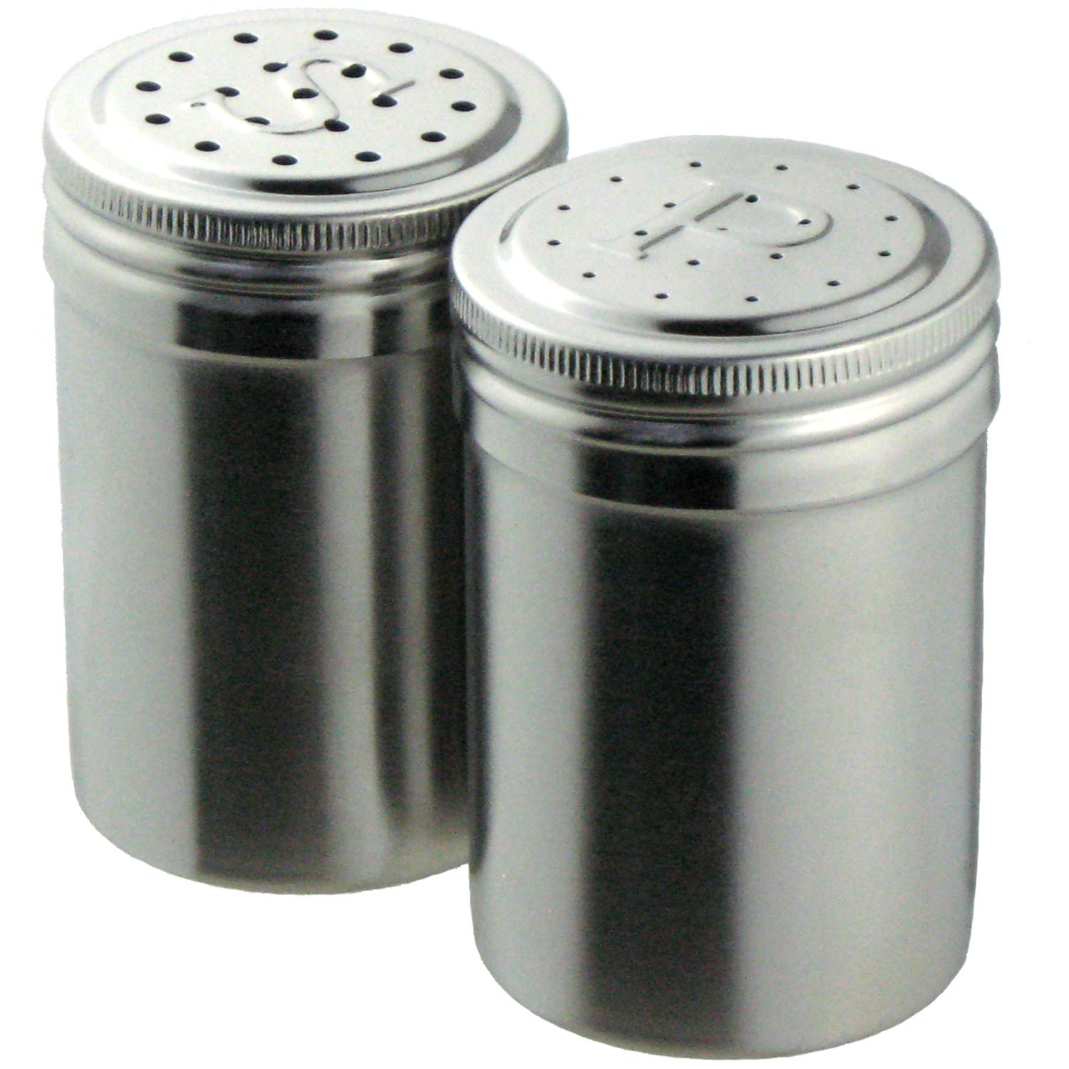 

Nagao Tsubame-Sanjo Seasoning Set: Salt and Pepper Shakers, Stainless Steel, Made in Japan
