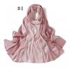 Gradient Striped Pleated Chiffon Scarf Wrap Lightweight Shawl Women Sun Protection Fashion Accessory
