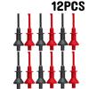 20-2pcs Probe Hook 4mm Banana Jack Telescopic Multimeter Probe Hook High Current Multimeter Test Probe Hook High VoltageTools