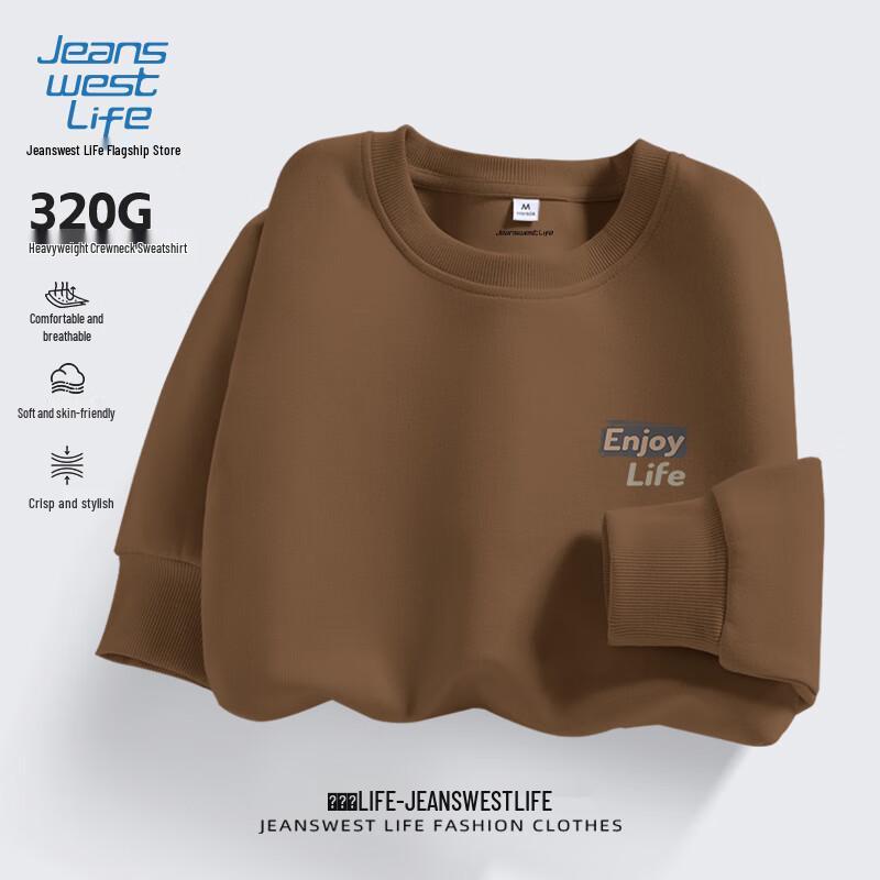 Jeanswest Life Men's Graphic Round Neck Sweatshirt