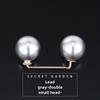 1PCS pearl non-slip safety pins Dress brooch decoration dress waist fastening pins collar adjustment scarf safety fashion