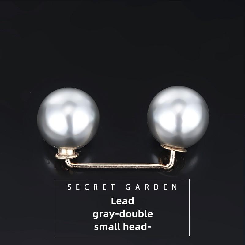 1PCS pearl non-slip safety pins Dress brooch decoration dress waist fastening pins collar adjustment scarf safety fashion