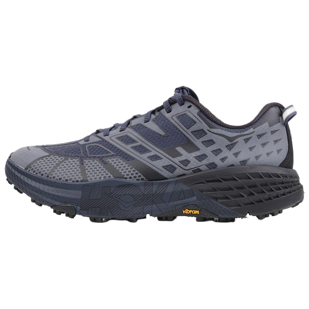 

Hoka One One Speedgoat 2 Comfortable Durable Responsive Trail Running Shoes Men running shoes Blue Black 1171910-VCK 43⅓