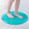 1pcs 55cm New Round Bathroom TPR Anti Slip Pad Carpets Home Quick Drying Massage Suction Cup Bath Floor Mat