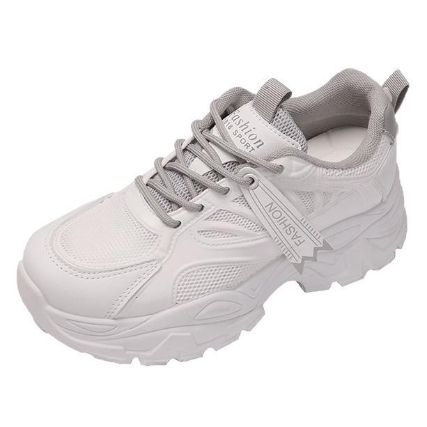 Casual Dad Shoes Women's Summer Platform 2025 New Versatile and High Breathable Little White Shoes Casual Sports Shoes Women's