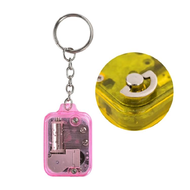 Stylish Music Box Keychain Accessory Portable Music Box Keychain Pendant Charm With Clear Sound Ideal For Daily Use