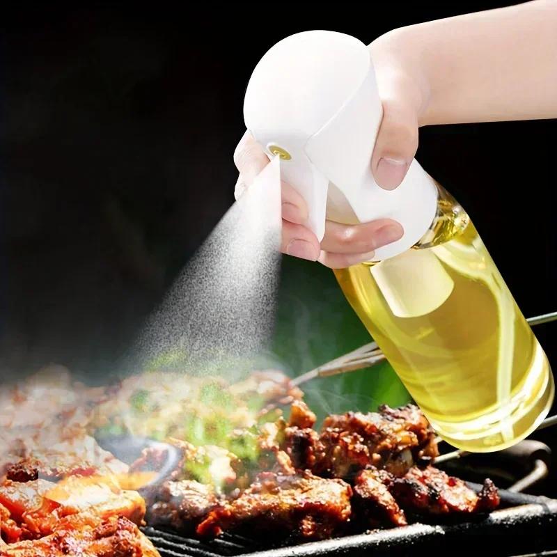 Air Fryer Oil Sprayer Household Cooking Oil Spray Bottle Kitchen Oil Control Mist Sprayer High Pressure Continuous Spray Bottle