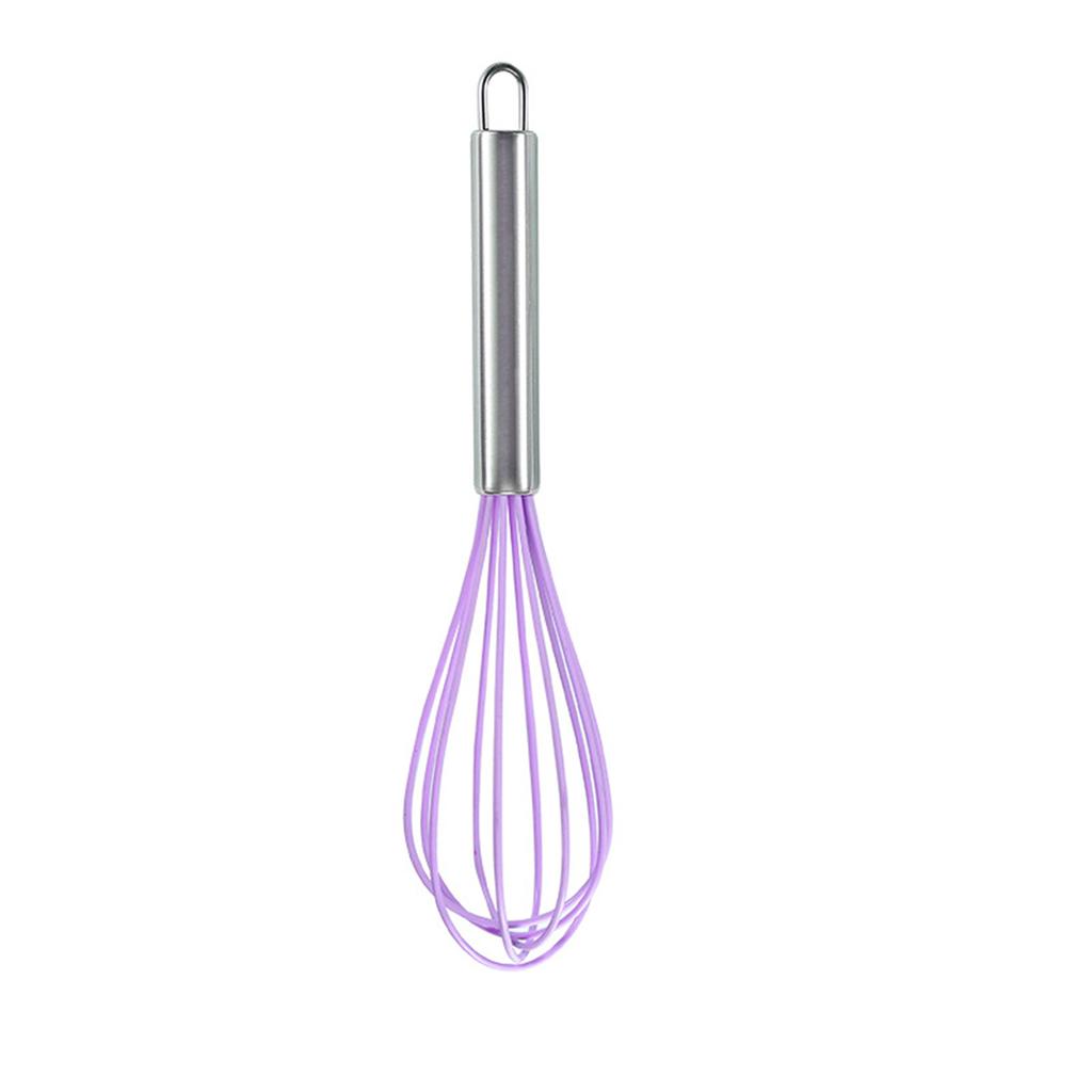 Manual Silicone Whisk Manual Egg Beater Durable Kitchen Pastry Tools Cake Baking Utensil Mixer for Baking and Cooking
