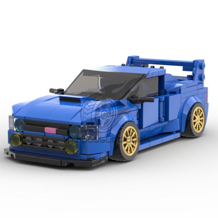 

Cross-Border MOC Small Particle Racing Car Model 50999-WRX-Sti-Compatible with LEGO