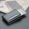 Credit Bank Card Holder Wallet Men Anti Rfid Blocking Protected Card Case PU Leather Slim Mini Card Cover Small Wallets