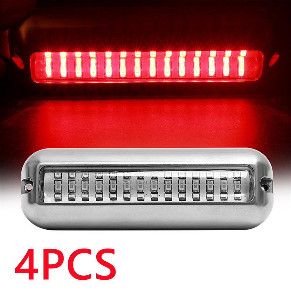 Lumière sous-Marine 42 LED pour bateau, 4 pièces, feux de Navigation pour Yacht, bateau, bateau