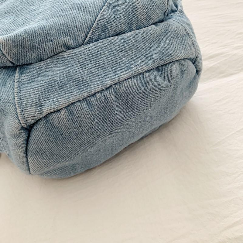 Denim Chest Bag Women's Shoulder Bag General Bag Lightweight Student Crossbody Bag