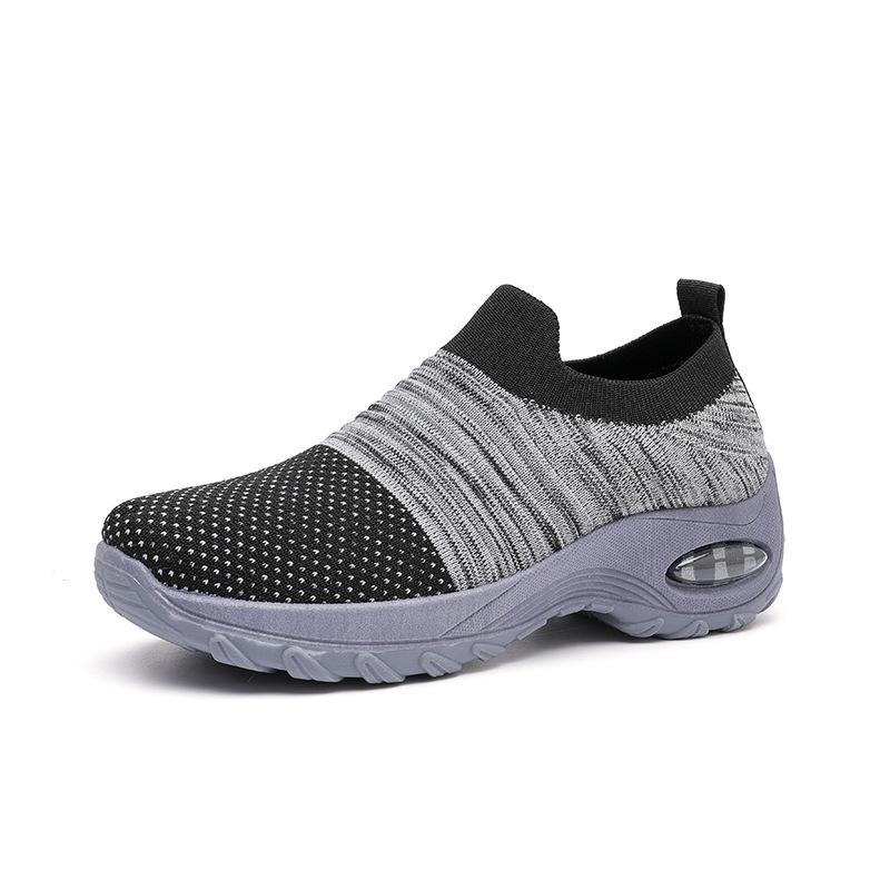 Spring Women's Shoes Soft-soled Air Cushion Shoes Casual Heightening Air Cushion Outdoor Shoes Sports Shoes Women's Travel Hiking Shoes