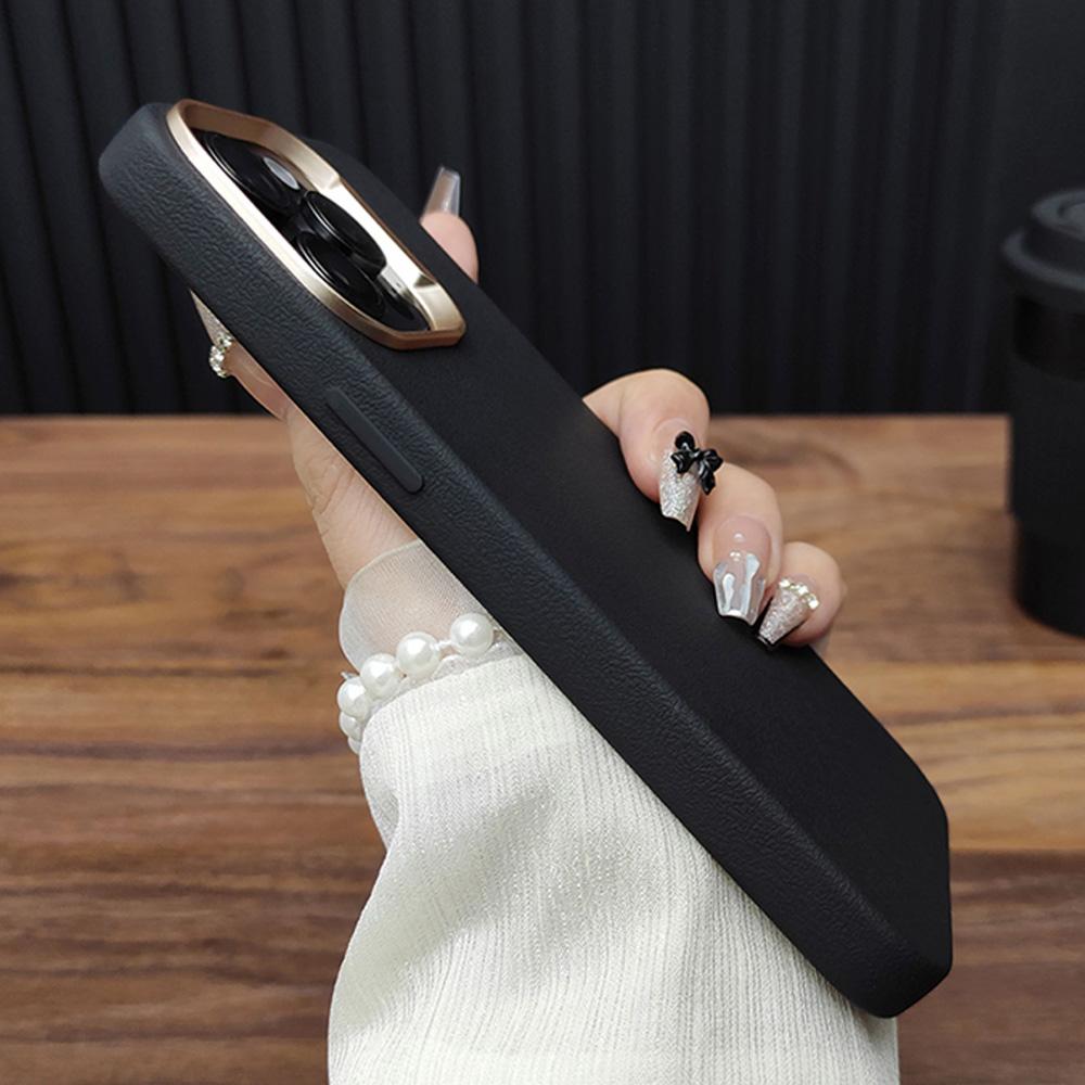 Matte PU Skin Phone Case For 18 17 Air 16 15 14 13 Pro Max Plus Shockproof Protective Cellphone Cover New