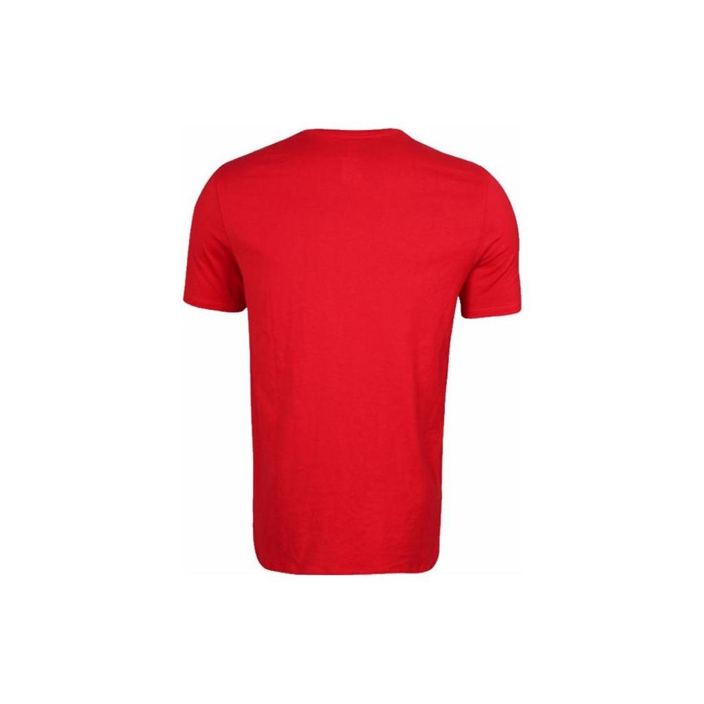 Nike T Shirts Men's Red Crew Neck Moderate Straight Fit AJ7438-687