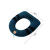 1Pcs Bathroom Toilet Seat Cover Soft Warmer Washable Mat Pad Cushion Comfortable Hygiene Protector for Home Hotel Commercial Use