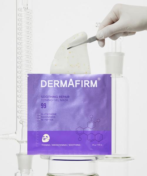 DERMAFIRM Beruhigende Repair Toning Gel Maske R4 (1 Blatt)