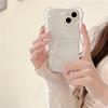 3D Cartoon Little Bear Transparent Anti-Fall Phone Case for iPhone 11/12/13/14/15/16 PROMAX