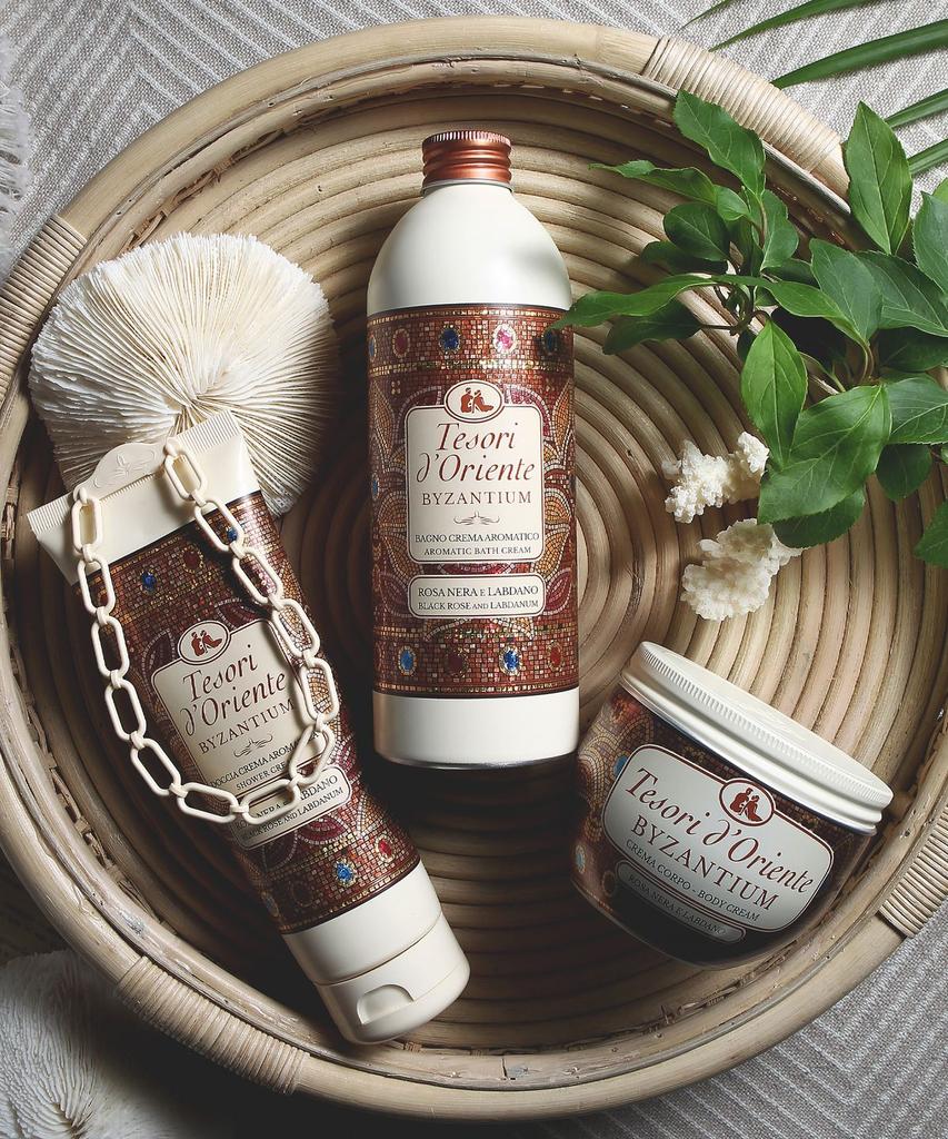 Byzantine Bath Cream Body Wash 500ml [Free Pump Included]
