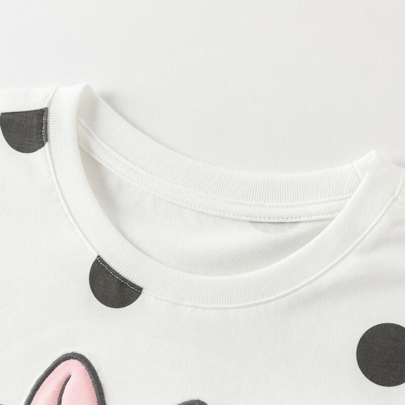 DAVE&BELLA Disney Girls' Cool-Feel Antibacterial Short-Sleeve T-Shirt