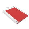Protège documents - waytex - 931336r - 160 vues - 80 pochettes - rouge