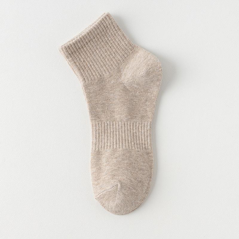 Female Spring and Autumn Essential Oil Deodorizing Antibacterial Sweat Sports Cotton Socks