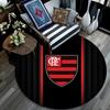 Clube De Regatas Do Flamengo Round Area Rug,Carpet Rug for Living Room Bedroom Sofa Playroom Decor,Non-slip Floor Mat
