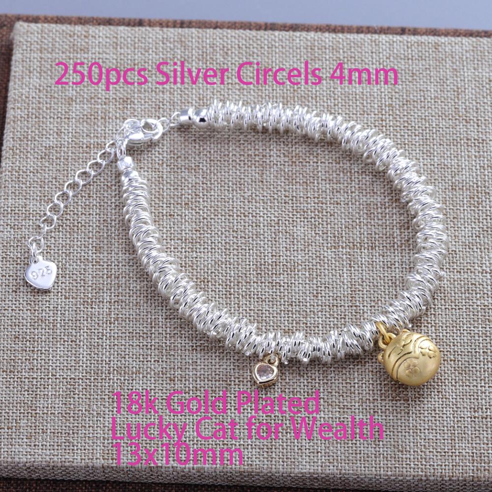 VENTFILLE 925 Sterling Silver Irregular Natural Pearls Letter Bracelet for Women Girl Bead Grace Lucky Jewelry Gift Dropshipping