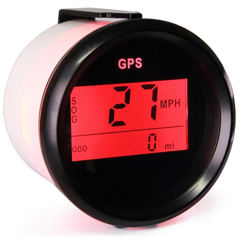 Cars / Boat 52mm GPS Speedometers Sog 0-999Km/h Knots Mph Show Digital Speed Mileometers Odometers with Antenna 9-32v Voltage