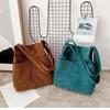 1 Pcs Large Capacity Women's Bag Twill Canvas Commuter One Shoulder Handheld Casual Small Design Simple Lazy Shopping Bags