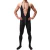 Herren Hosenträger Unterwäsche Reißverschluss Bodysuit Für Herren Freund Fetisch Lingerie Gay Sexy Body Strümpfe Erotische Herren Kostüme