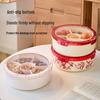 Buckleable High-Value Fruit Plate & Sunflower Seed Storage Box - 2025 New Macaron Candy Box for Living Room Coffee Table or Wedding Gift