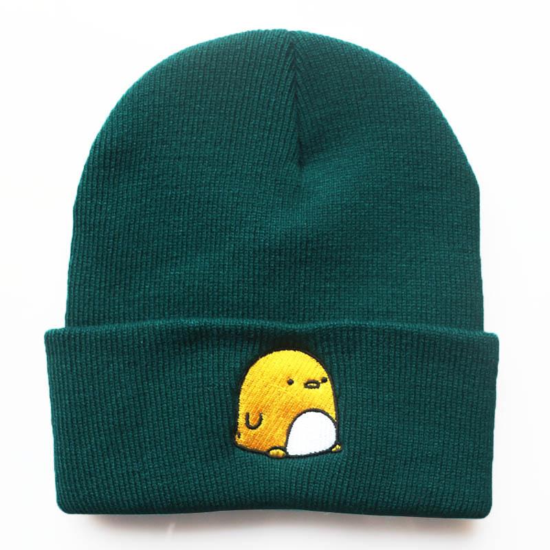 Cute Animal Cartoon Chicken Hat for Boys and Girls, Embroidered Knit Hat, Outdoor Sports Wool Hat, Cycling Warm Cold-Proof Hat