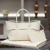 Premium Retro Tote Bag Large Capacity Splicing Leather Women's Bag Tote Bag Commuter Fashion Versatile Handbag