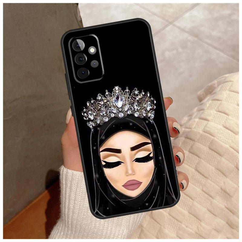 Islamic Hijab Girl Queen For Samsung Galaxy A13 A33 A53 A34 A54 A14 A15 A16 A26 A36 A56 A12 A32 A52 A06 A35 A55 Case