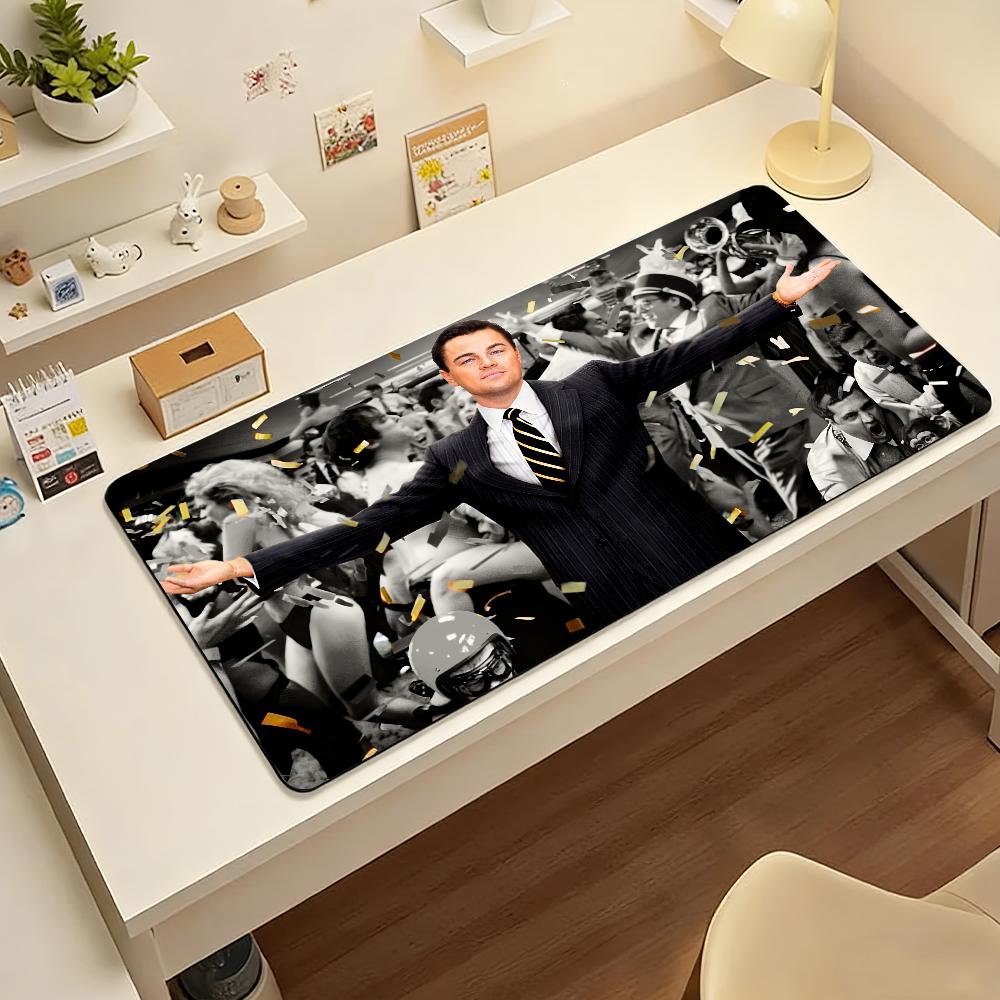 Film The W-Wolf Of Wall S-Street Mauspads Computer Laptop Gummi Rutschfeste Mauspads Gamer Dekoration Schreibtischmatten 30cmx60cm black