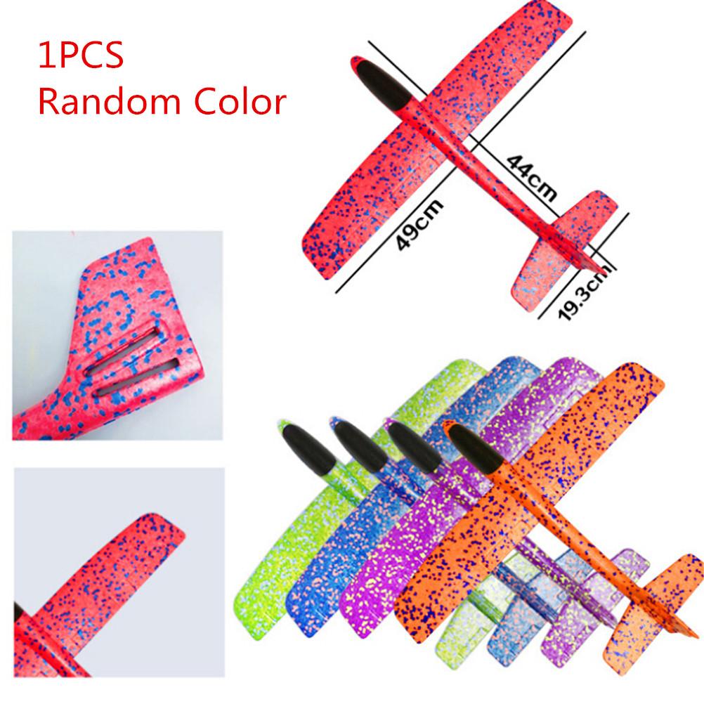 Aircraft Inertial Foam EVA Airplane Hand Launch Throwing Glider Airplane Toy Plane Model Outdoor Toy Educational Toys Gift