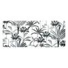 DIATOMITE MAT 50x120 White with Black Palms for the Bathroom