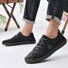 38-48 Scarpe da Uomo Oversize Fatte a Mano in Pelle, Scarpe Casual Basse Scarpe Casual alla Moda in Pelle