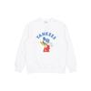 MLB X Disney Mlb X Disney Collaboration Sweatshirts Unisex White Crew Neck Moderate Regular 3AMTD1014-50IVS
