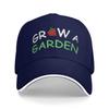 Men Women Grow A Garden Hats Trendy Baseball Cap  Sun Hat Travel Headewear Adjustable