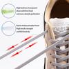 Fashion No Tie Shoe laces Elastic Laces Sneakers Flat Shoelaces without ties Kids Adult Quick Shoe lace Rubber Bands for Shoes
