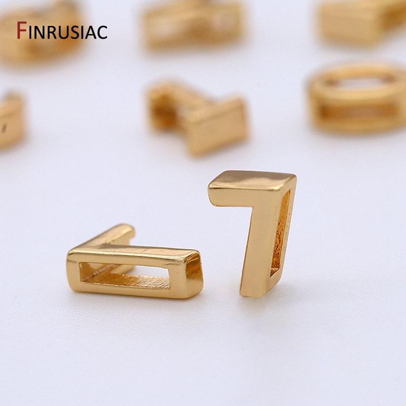 Simple Number 0-9 Number Beads Pendant For Beaded Bracelet Jewelry Making, Gold Plated Handmade DIY Beads Jewelry Accessories