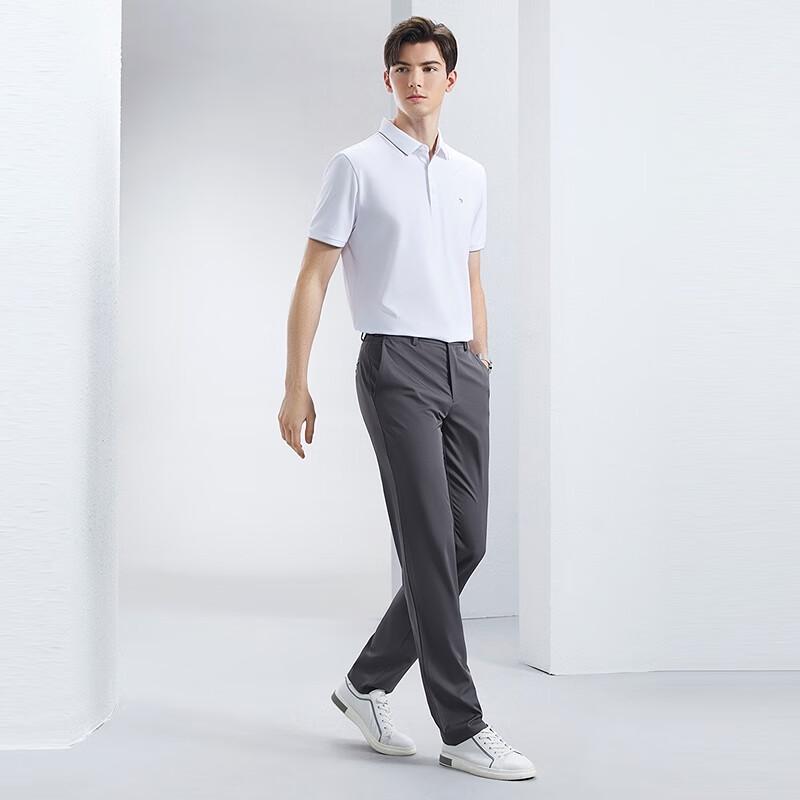 QiPai Men's Ice Oxygen Cool Straight Leg Casual Pants