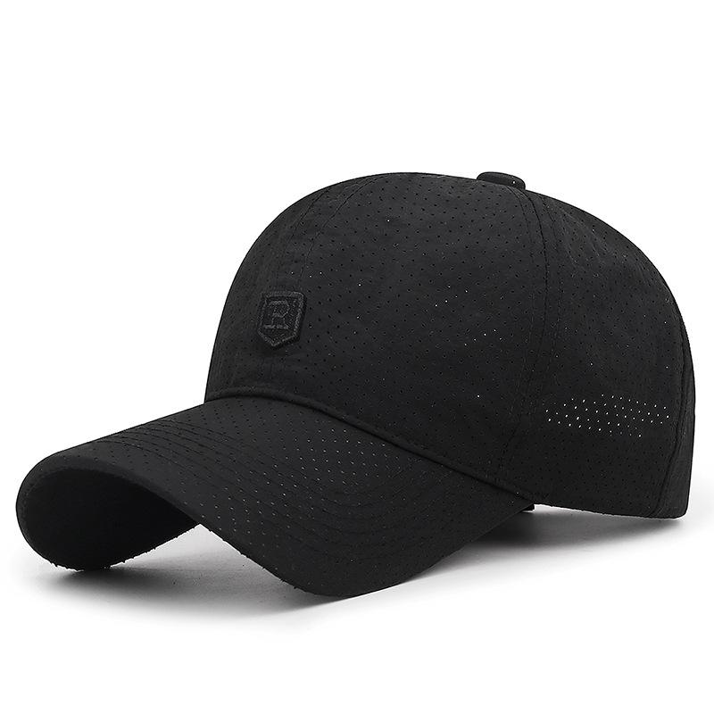 Summer Embroidered Letter Quick-Drying Hat Men Outdoor Breathable Sunshade Sunscreen Hat Sun Visor Hats Fishing Hat Peak Cap