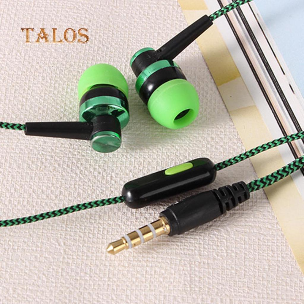 Buy Stereo 3.5mm Inear Braided Wired Earbuds Earphone Universal