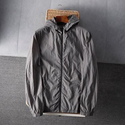 Windproof and Waterproof! Uv-Blocking, Japanese Export Surplus Men's Sun Protection Clothing, End-Of-Line Skin Jacket