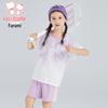 Girls' Tie-Dye Casual Sport Two-Piece Set